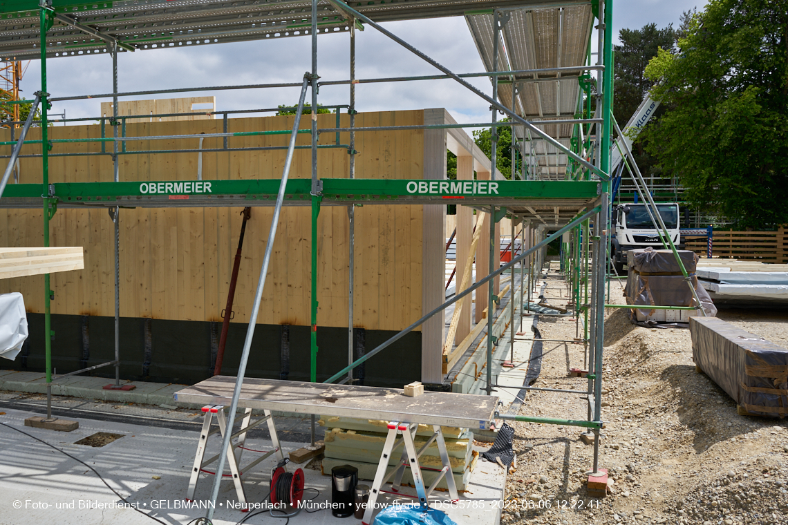 06.06.2023 - Neue Wände für das Haus für Kinder in Neuperlach in München
